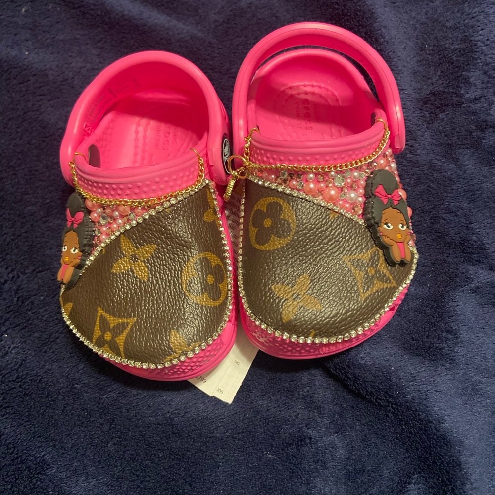 Blinged out crocs